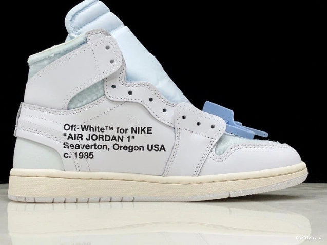 One Kick Off-White 1 High Air AQ0818-100 Jordan Retro White 0811